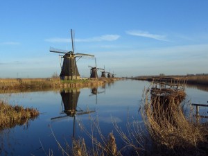 Kinderdijk windmills Netherlands